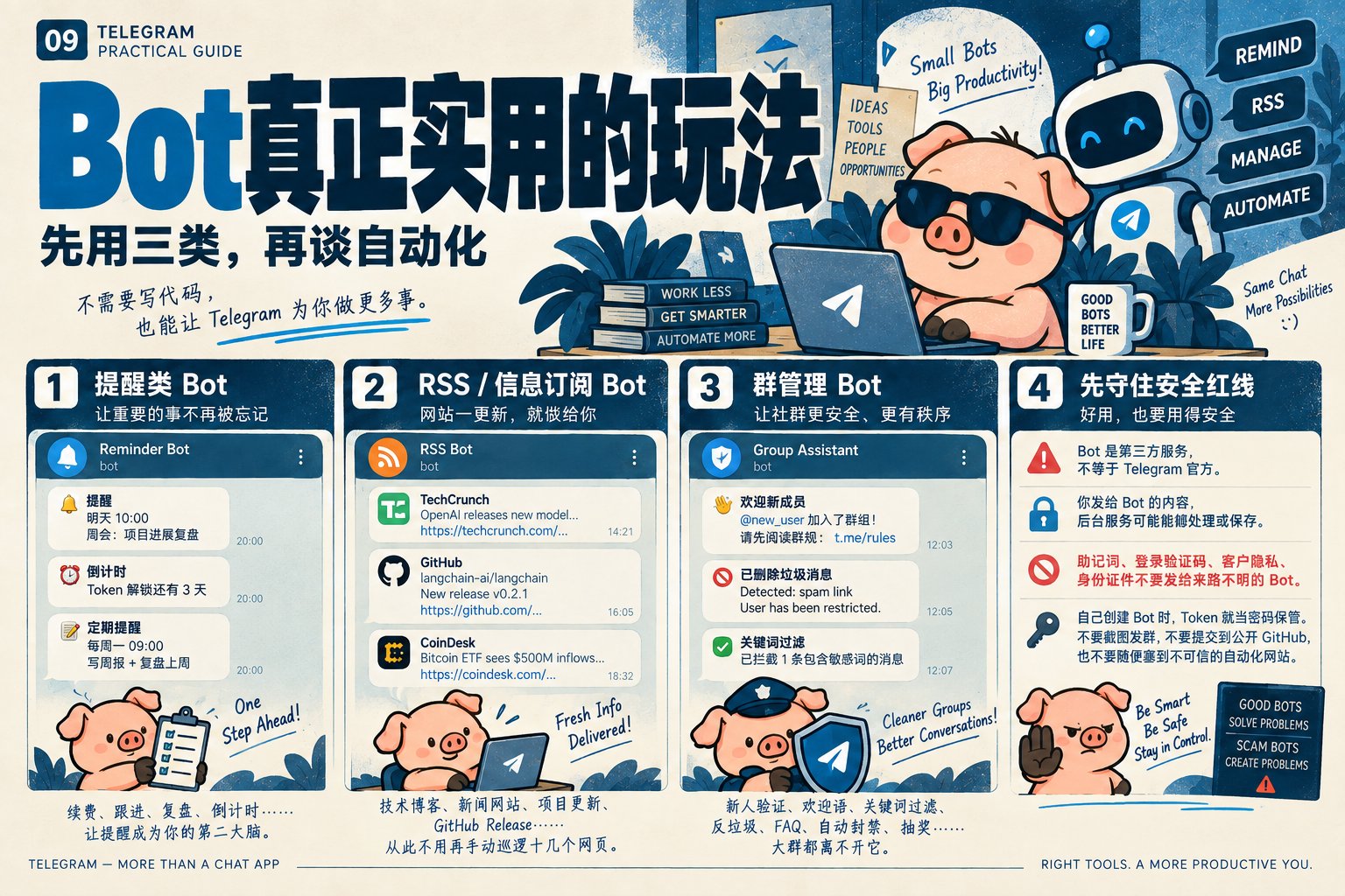 Telegram 使用截图