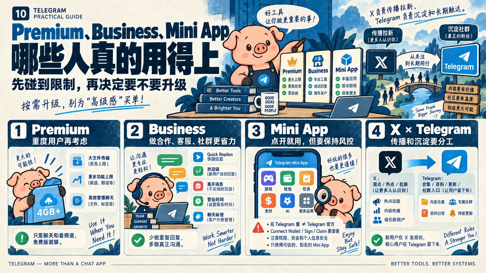 Telegram 使用截图